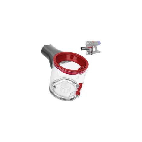 Lot de 1 Bac à Poussière Transparent de Haute Qualité pour Dyson Aspirateurs V7/V8, pour Dyson V7/V8 Accessoires Aspirateur, Pièces Détachées pour Dyson (1/5)