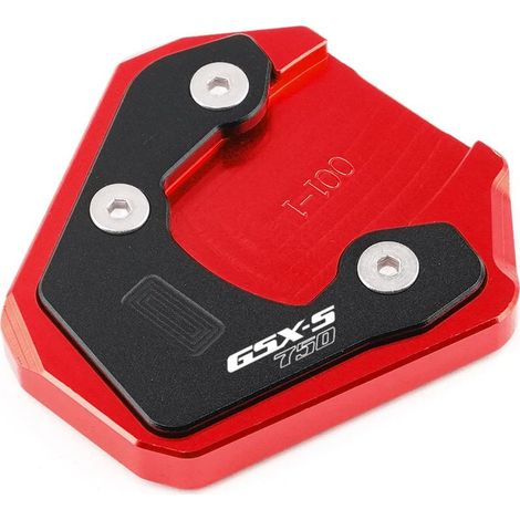 (Rouge) Compatible avec Suzuki GSX-S750 GSXS GSX-S GSX S 750 GSXS750 2017 2018 2019 Accessoires moto Béquille latérale Extension de béquille maxpower (1/4)