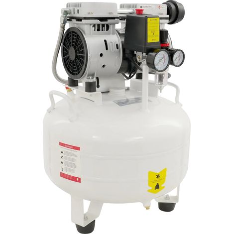 Compresor de aire, 550 W, depósito de 30 L, presión máxima de 8 bar, tensión de 220 V, corriente de 2,4 A. (1/5)