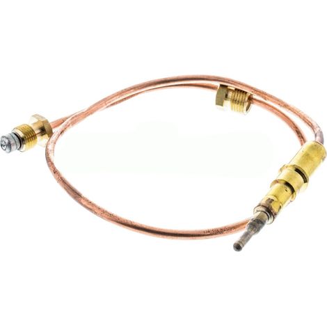 Termopar de Doble Tuerca para Ferroli  450mm  Ref. Originales 39803010, 36702070  Compatible: NE116, Q309, Optima 700 (1/2)