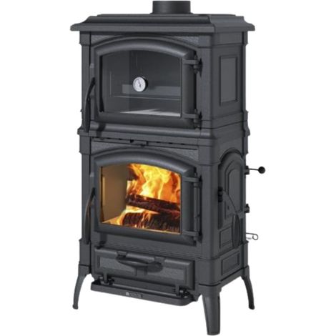Poêle à bois en fonte avec four - LA NORDICA Isetta Forno 8.2 kW (1/5)