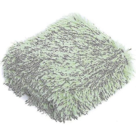 Tapis chauffant pour chat et chien, couverture chaude et douce pour l'hiver, tapis auto-chauffant lavable à chaud, 1 pièce, vert (1/3)