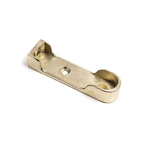 Lot de 8 douilles ovales plaquées laiton pour armoire 75 x 16 mm (1/2)