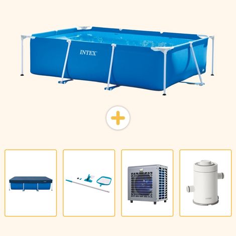 Intex Piscine Tubulaire Rectangulaire - 260x160x65 cm - 5-pièces S122 (1/5)