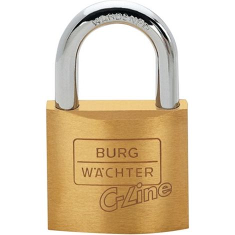 BURG-WÄCHTER Zylindervorhangschloss  222 35  Schlosskörper-B.35mm MS  versch.-schl -  222/35 (1/2)