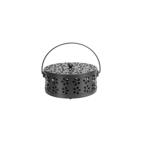 Support métallique pour spirales anti-moustiques, boîte pour spirales anti-moustiques pour une utilisation intérieure et extérieure - Crezuo (1/4)