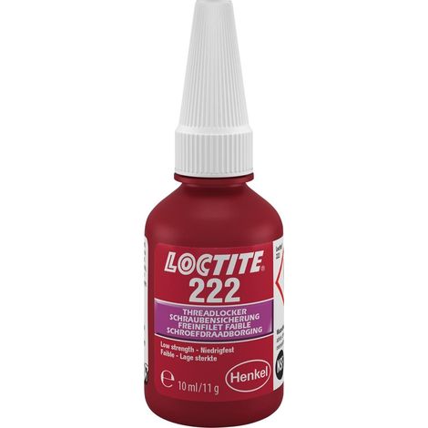 LOCTITE 222 Schraubensicherung 10ml Flasche