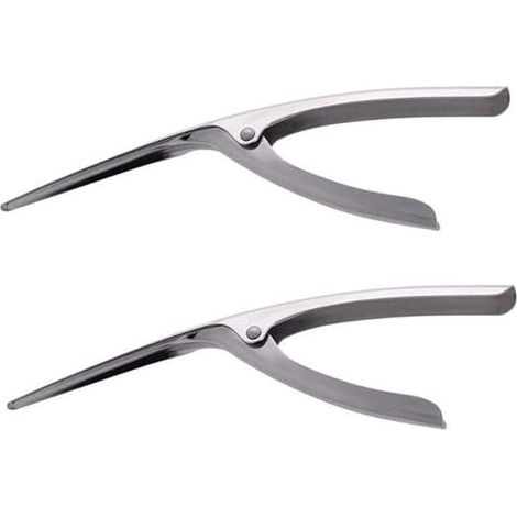EASYCOMFORT Lot de 2 éplucheurs crevettes en acier inoxydable (1/3)