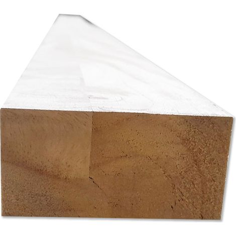 POUTRES en bois poncé 8x4 cm - Dimension : 8x4x203 cm