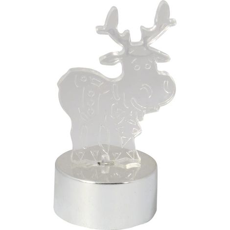 Reno acrílico con luz LED - Decoración nocturna (1/2)