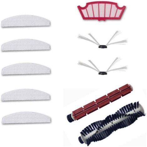 principal Brosse Paire + Brosse latrale 2+ balai franges 5+ Filtre HEPA 1pour Seebest C561565C571de remplacement Aspirateur Robot (1/3)
