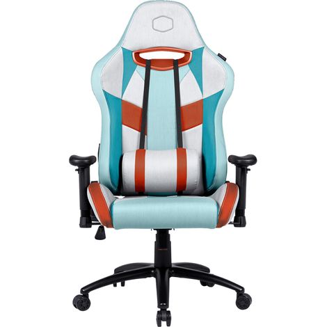Cooler Master Caliber R2 Sedia da Gaming Imbottita Marrone/Turchese/Bianco Reclinabile (1/4)