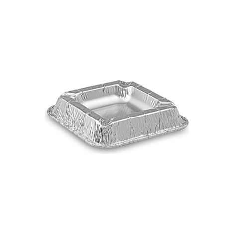 Cenicero de aluminio cuadrado de 100 piezas  39-12
