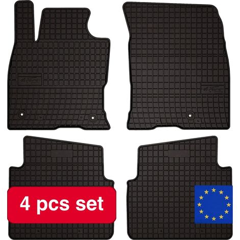 Alfombrillas de goma, goma resistente, diseñadas para el SUV Ford Kuga MK3, retienen el agua y el barro, fáciles de limpiar, reforzadas en la zona de los pedales. (1/5)