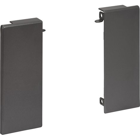 1 Paar Frontadapter für SO-SLIM Schubladensystem Innenschubkasten (anthrazit / für Schubladenhöhe 84 mm) Schubladenfront für Innenschublade von SOTECH (1/4)