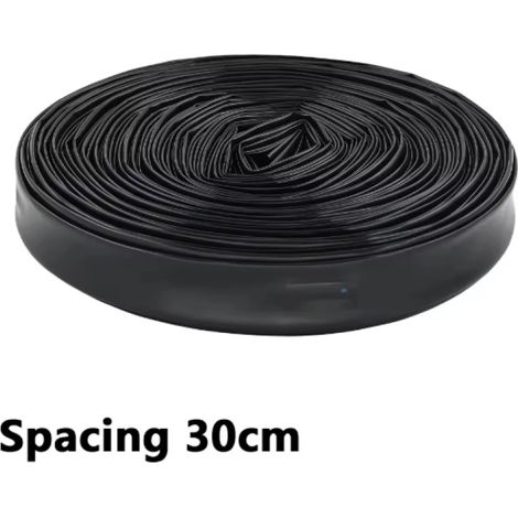 Tuyau d'irrigation goutte à goutte (espacement de 30 cm - 16 mm - 50 m) en PE de 16 mm pour l'arrosage des jardins, serres et exploitations agricoles. (1/5)