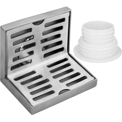 Seitlicher Bodenablauf, L-förmiger Eckablauf, horizontaler L-förmiger Ablauf, seitlicher Bodenablauf, für Balkone, Küchen und Badezimmer