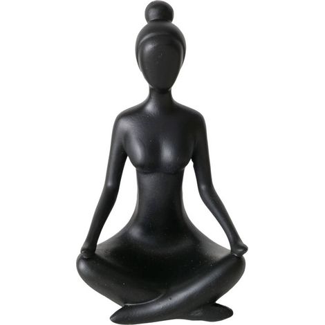 Dekofigur Yoga, Frau, 10 cm