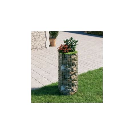 Poteau à gabion circulaire Acier galvanisé Ø50x100 (1/5)
