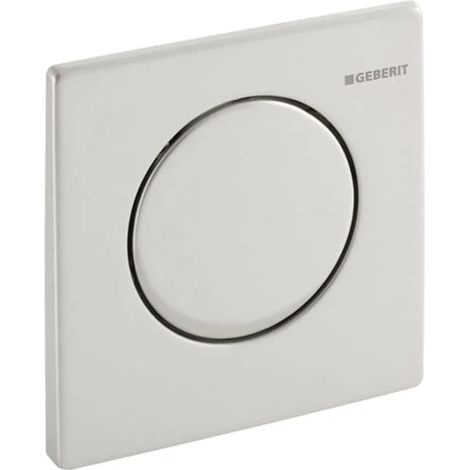 Geberit Mambo Placca di comando, rotonda, per comando orinatoio con azionamento pneumatico del risciacquo: spazzolato, 241913FW1
