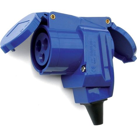 FANTON 73002 Adattatore CARAVAN presa 2P+T 16A 200-250V 6h IP44 presa tedesca 2P+T 16A IP44