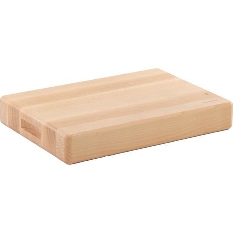 Billot de boucher pro Tom Press en bois épais 35x50 cm (1/5)