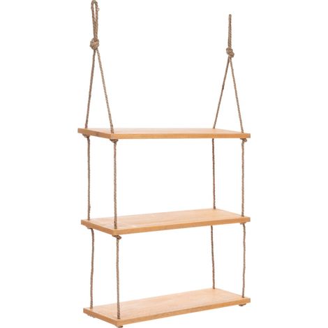 Étagère murale "Blaise" 105 x 60 cm bois Atmosphera - - (1/2)