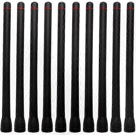 Lot de 10 antennes VHF SC55V, compatibles avec les modèles de talkies-walkies Icom F1000, F16, F33G, F3026, F14, F15S, F3002, F3021, F3063, F3161 et F7. (1/5)