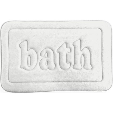 Badezimmermatte mit Memory-Schaum - TODAY - UTILITY - 40 x 60 cm - Weiß