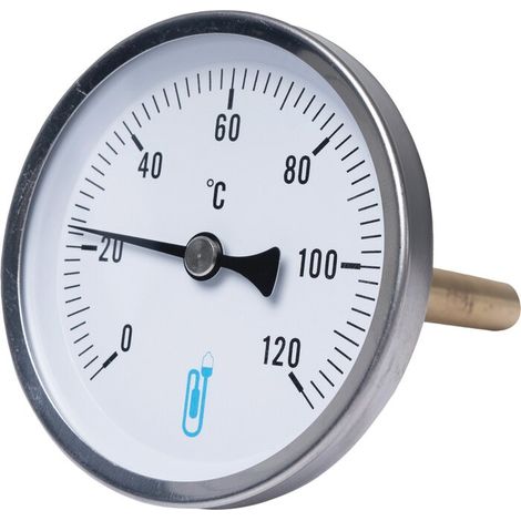 Thermomètre bimétallique - DISTRILABO - Diamètre 40 mm