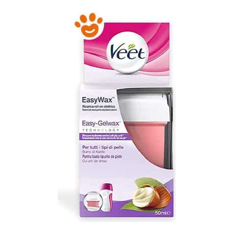 Veet Ricarica Rool-On Crema Depilatoria Gambe e Braccia - Confezione 50 ml -