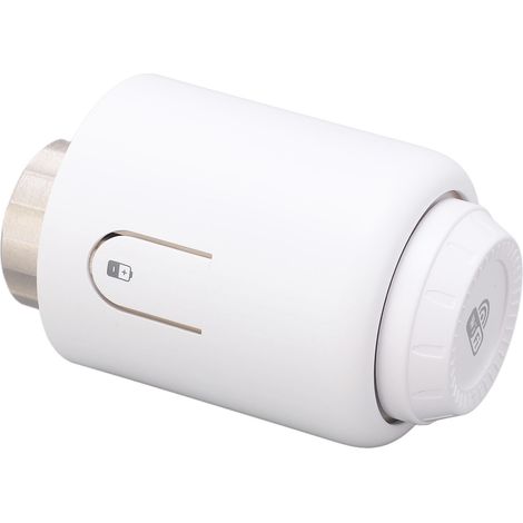 Thermostat intelligent Wi-Fi Graffiti WTRV-PJ-603-EN avec application de commande sans fil, minuterie et connexion Wi-Fi directe depuis un téléphone portable. Thermostat de radiateur. (1/5)