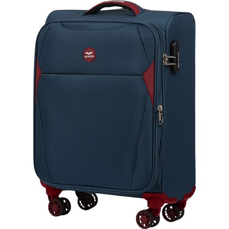 Maleta de cabina blanda DIPPER Wings de 20" AZUL