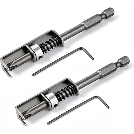 2 Pièces Embout Porte de Vis à Ressort, 12.5 × 6 × 1.2cm Embouts (1/5)