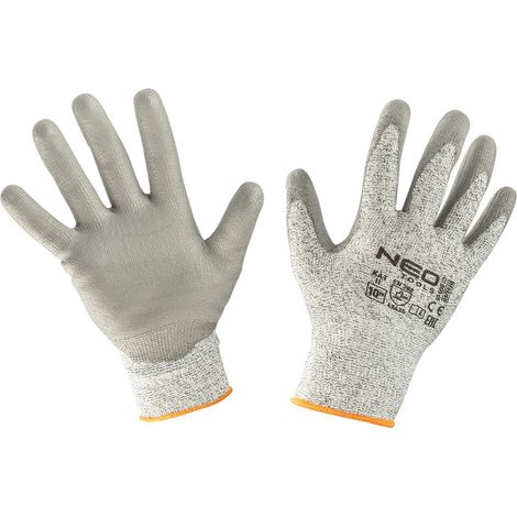 Schnittfeste Handschuhe mit PU-Beschichtung, 4x43D, Größe 10 (1/3)