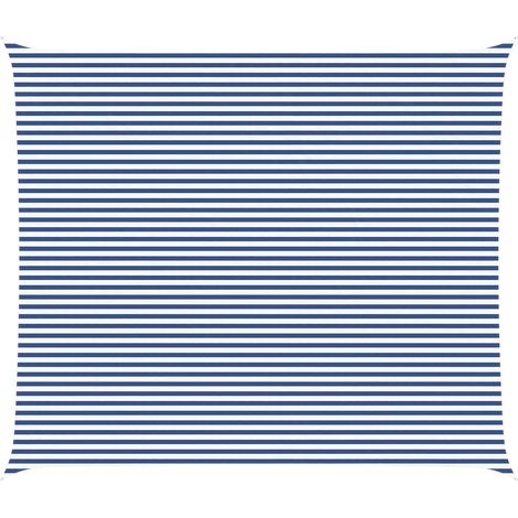 vidaXL Vela da ombra solare Blu e Bianco 7 x 6 m