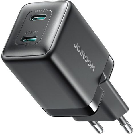2x USB-C EU 45W Wandladegerät - schwarz (1/5)