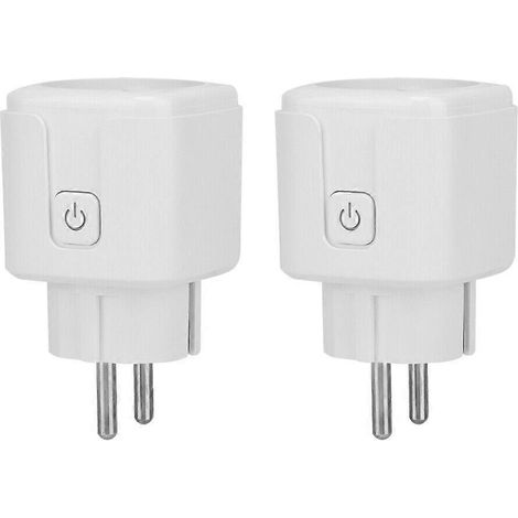 Tuya 16A Smart-Steckdose mit WLAN, Alexa- und Google-kompatibler Fernbedienung und Timer.