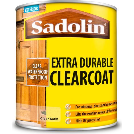 Sadolin Extra Durable Clear Coat - Satin - 1L