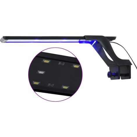 Luz LED para acuario con abrazadera azul y blanco 35-55 cm vidaXL (1/5)