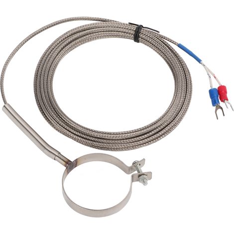 Hochempfindliches Gewindethermoelement, Temperaturreglersonde 0-400°C, großer Messbereich, verschiedene Größen, für industrielle Anwendungen, 4 Meter. (1/5)