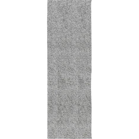 vidaXL Tappeto Shaggy PAMPLONA a Pelo Lungo Moderno Grigio 80x250 cm (1/5)