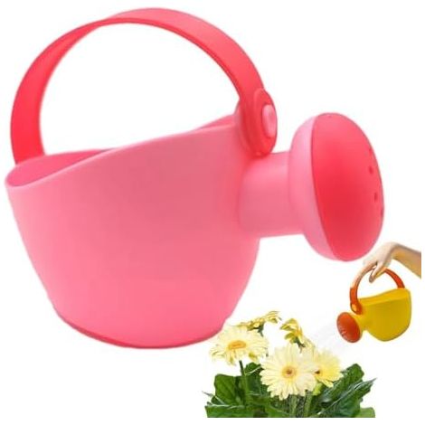 CSPARKV 12x7.5x9cm 2pc Small Watering Can for Kids, Watering Can for Kids Gardening Bath Watering Can Toy Outdoor Garden Watering Can Toy Watering Kettle Gardening Tools for Kids (1/5)