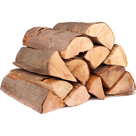 BURI Kamin Brennholz ca. 7kg im Sack getrocknet 25cm Mischholz Kaminholz Feuerholz (1/2)