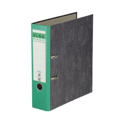 ELBA Ordner ELBArado 100022601 DIN A4 80mm Pappe grün (1/5)