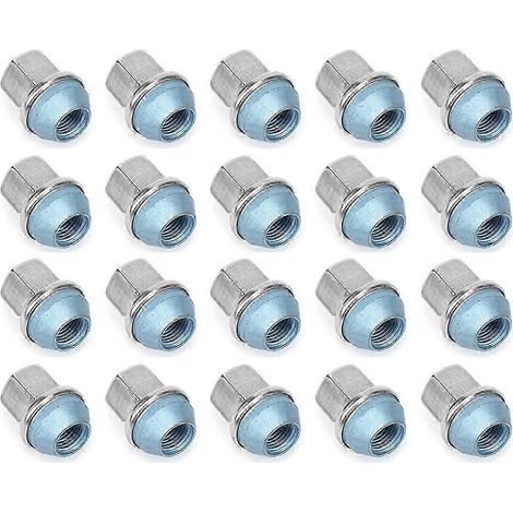 Lot de 20 écrous et goujons de roue compatibles LR001381 pour Evoque 2 bleu