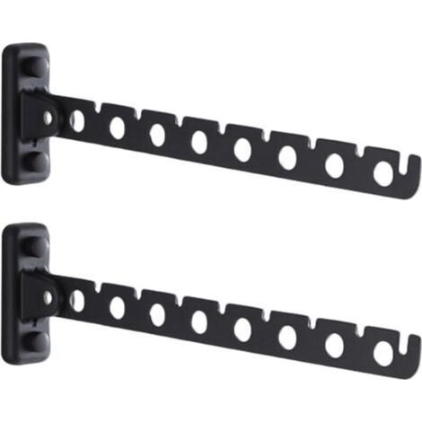 Barre de suspension multifonctionnelle pour vêtements, support pliable pour vêtements, présentoir pour vêtements de boutique, organisateur de placard (1/5)