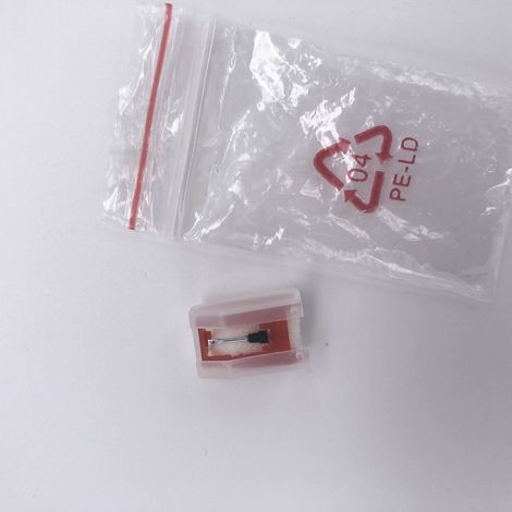 Stylet en rubis avec étui de protection, stylet universel pour platine vinyle, cellule phonographique, stylet de remplacement pour phonographe LP, disque vinyle noir. (1/5)