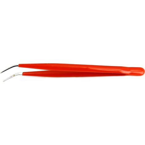 Brucelles RS PRO pointe fine, dentelée en Acier au carbone, L. 150 ( Prix pour 1 )