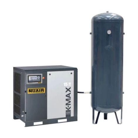 Compresseur d'air à vis silencieux 20 CV 500 L 10 bar NUAIR (1/3)
